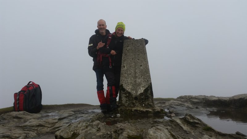 Kath managed to get me up Ben Lomond - oo-er!