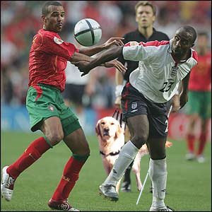 What was that Fido? Foul against England?