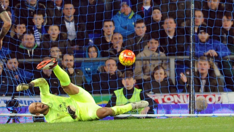 How not to save a penalty!